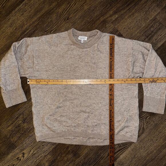 STOCKHOLM ATELIER & Other Stories Wool Alpaca Sweater sz L Beige Relaxed Soft - Picture 4 of 11